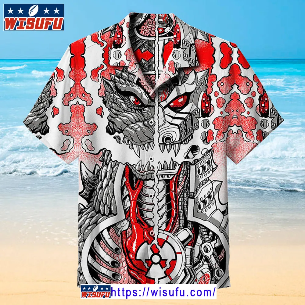 âclassicâ Godzilla ð Robot Godzilla - Hawaiian Shirt