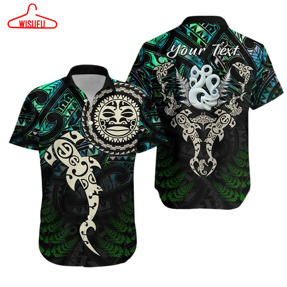 (custom Personalised) Aotearoa Paua Shell Hawaiian Shirt Maori Manaia And Fish Lt13, New Hawaiian Holiday Outfits, New Fashion Gifts
