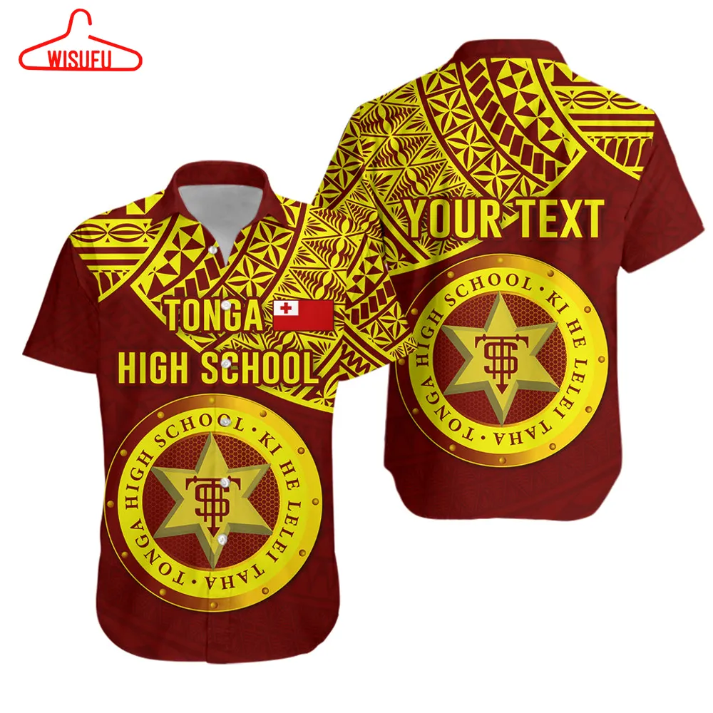 (custom Personalised) Tonga High School Hawaiian Shirt Maroon And Gold Lt4, New Hawaiian Holiday Outfits, New Fashion Gifts
