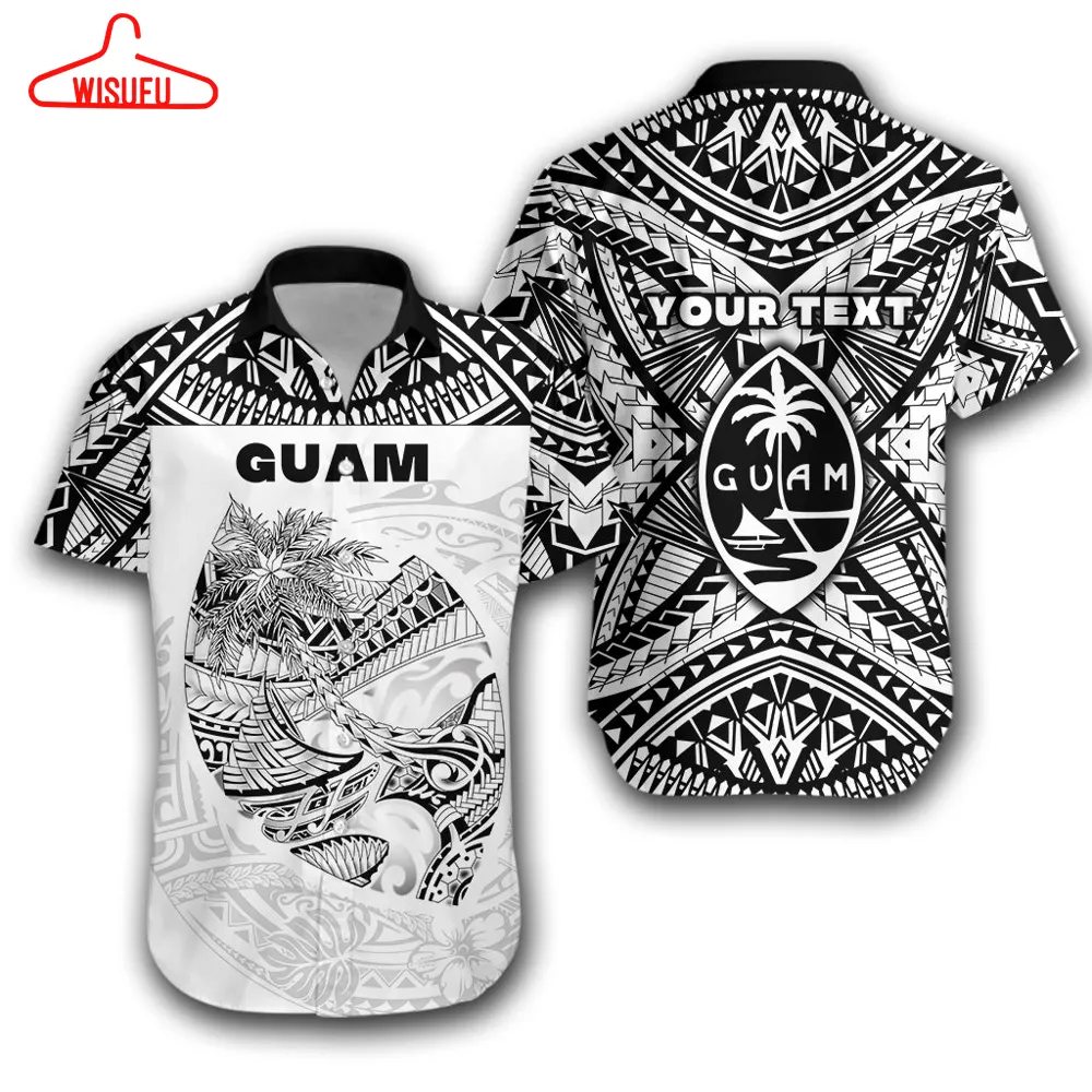 (custom Personalised)guam Rugby Hawaiian Shirt Polynesian Patterns - White Lt16, New Hawaiian Holiday Outfits, New Fashion Gifts