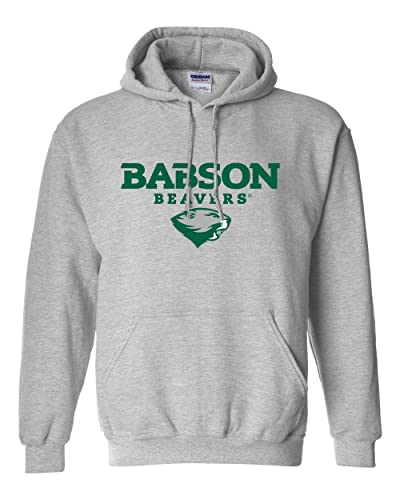 Babson Beavers Full Logo Hooded