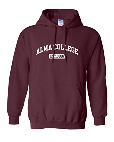 Alma College EST One Color Hooded