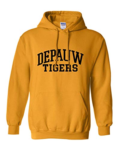 DePauw Tigers Black Ink Hooded