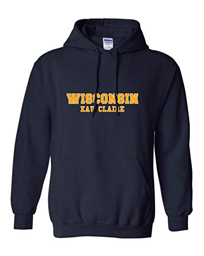 Wisconsin Eau Claire Block Two Color Hooded