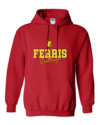 Ferris State Bulldogs Stacked Logo Hooded