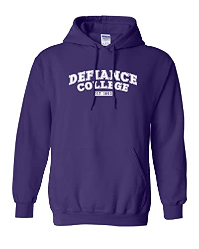 Defiance College EST 1850 One Color Hooded