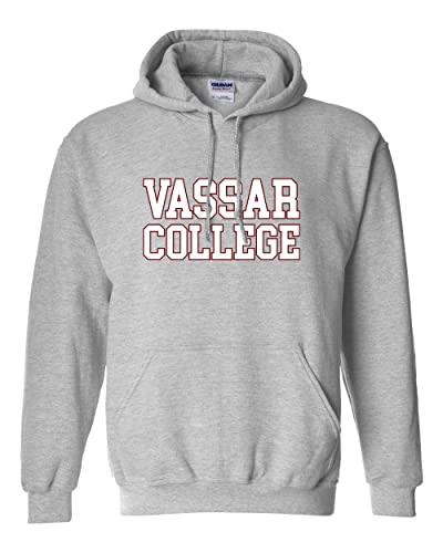 Vassar College Block Letters Hooded