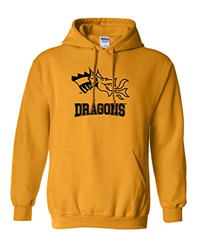 Drexel University Dragon Head Dragons Hooded