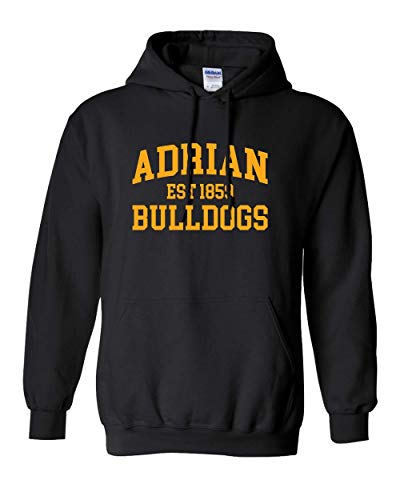 Adrian College Bulldogs 1 Color Gold Established 1859 Hoodie