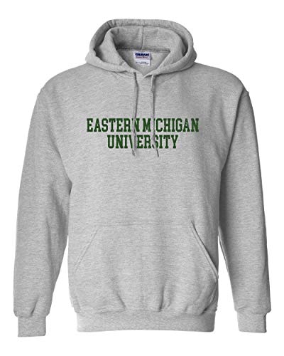 Eastern Michigan University Distressed Hooded