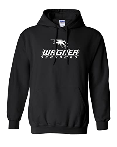 Wagner College Stacked Mascot Hooded