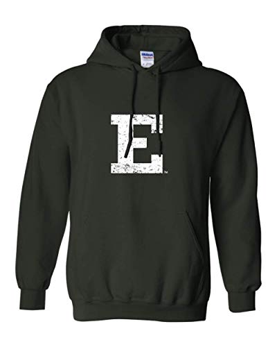 E Eastern Distressed One Color Hooded