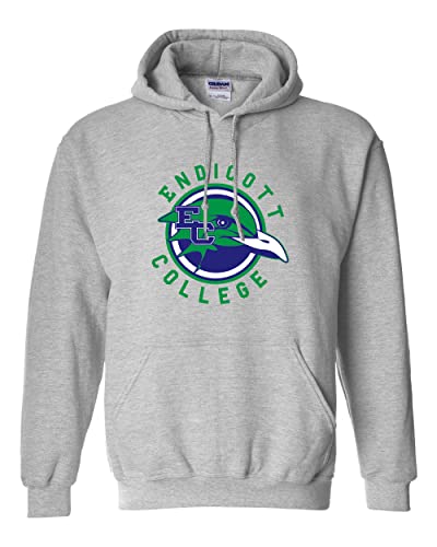 Endicott College Gulls Logo Unisex Hooded