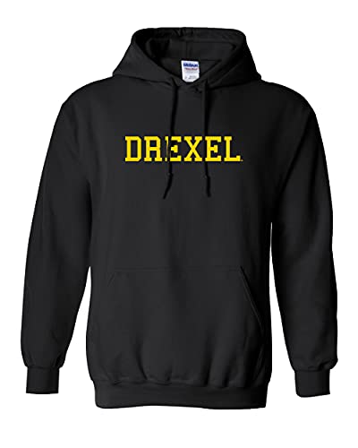 Drexel University Drexel Gold Text Hooded