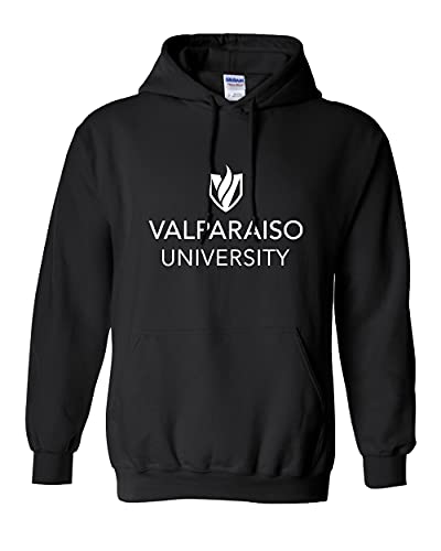 Valparaiso University Stacked Logo Hooded