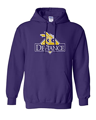 Defiance College Full Logo Hooded