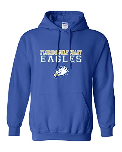 Florida Gulf Coast Eagles Stacked Unisex Hooded