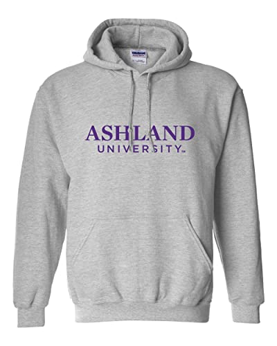 Ashland U University 1 Color Text Hooded