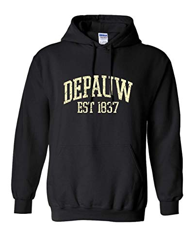 DePauwEstablished 1837 Vintage Hooded