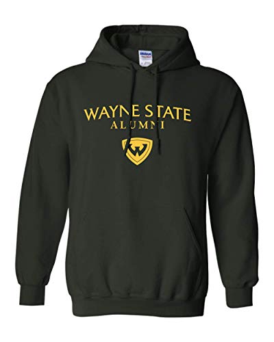 Wayne State University Alumni Hooded   WSU Logo Apparel MensWomens Hoodie