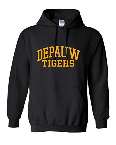 DePauw Tigers Gold Ink  Unisex Hooded