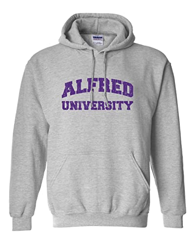 Alfred University Block Letters Hooded