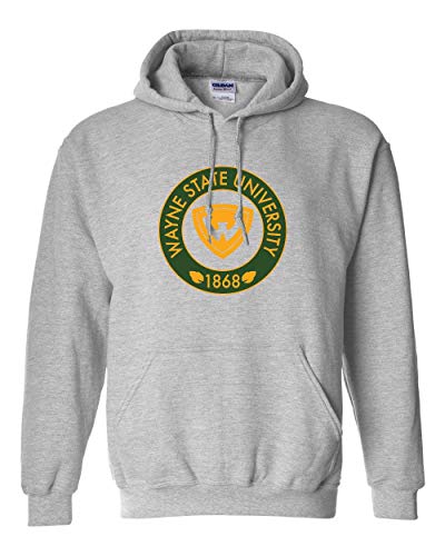 Wayne State University Two Color Circle Hooded