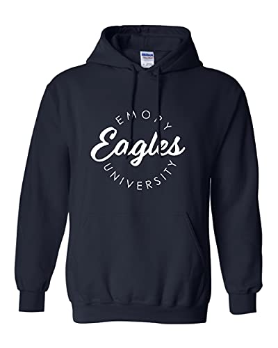 Emory University Circular 1 Color Hooded