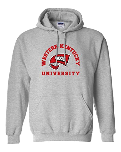 Western Kentucky Arched with Logo Hooded