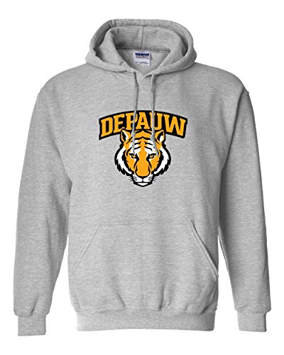 DePauwTiger Head Full Color Hooded