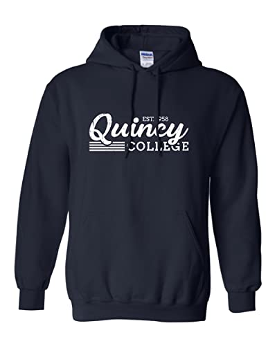 Vintage Quincy College Hooded