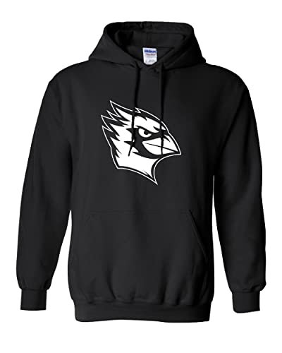 Wesleyan University 1 Color Mascot Hooded