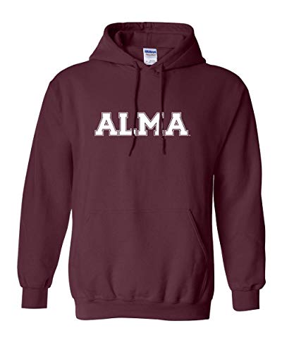 Alma Text Only Unisex Hooded