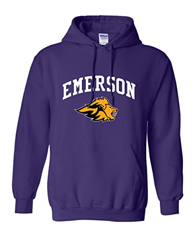 Emerson College Lions Logo Unisex Hooded