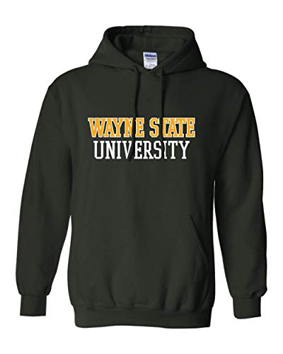 Wayne State University Two Color Hooded