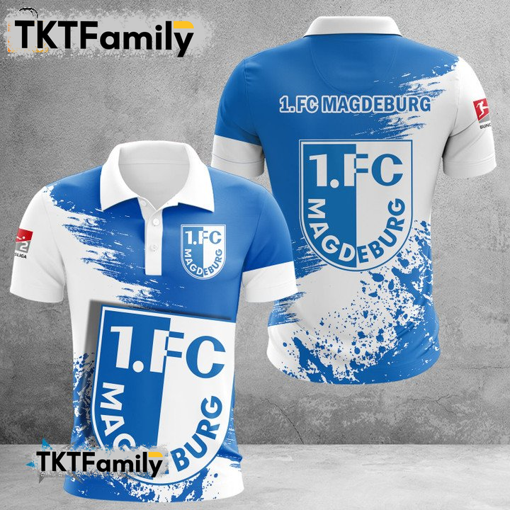 1. FC Magdeburg 3D Polo Shirt TKT Familys