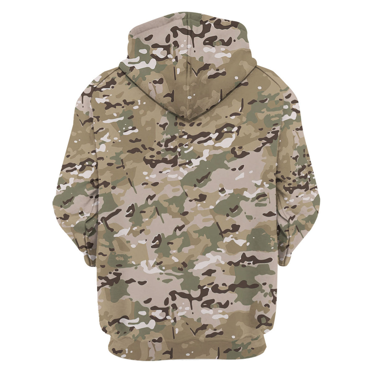 American Operational Camouflage Pattern (OCP) Hoodie Zip