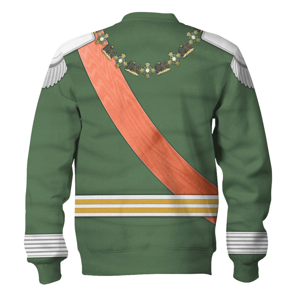 Gearhomie Kaiser Wilhelm II Uniform Dreifarbendruck Costume sweatshirt