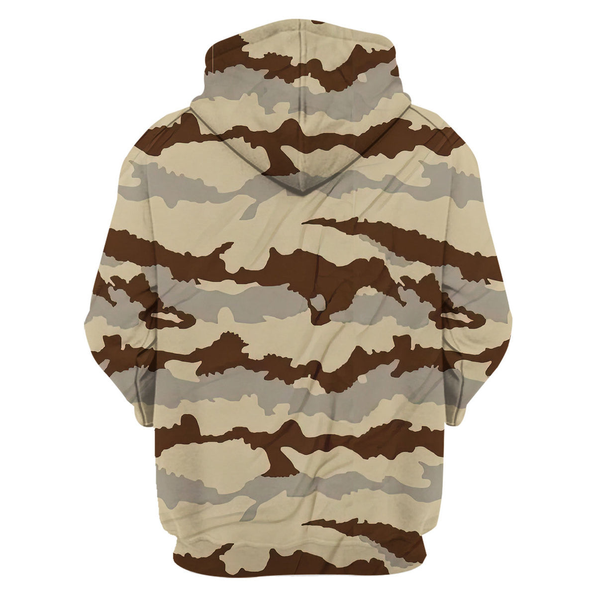 Camouflage Daguet Desert Camouflage Hoodie zip