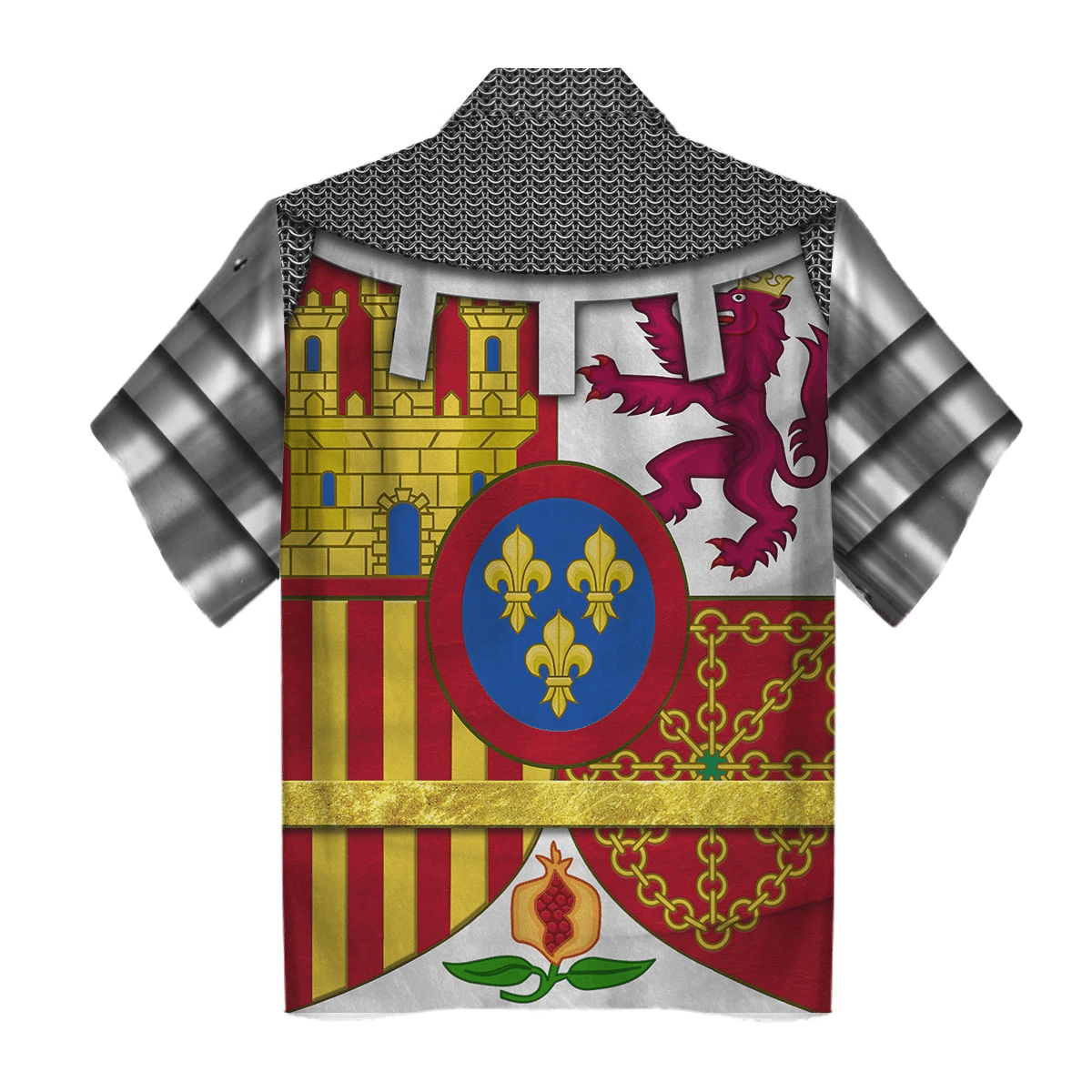 Gearhomie Coat Of Arms Of Spain Costume hawaiian