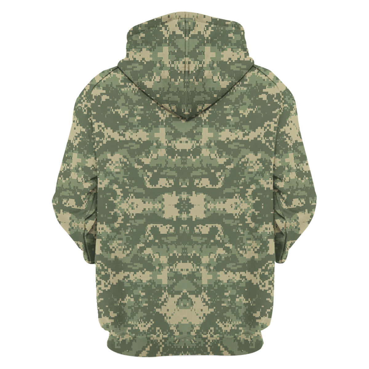 American ACU or Universal Camouflage Pattern (UCP) CAMO Hoodie zip