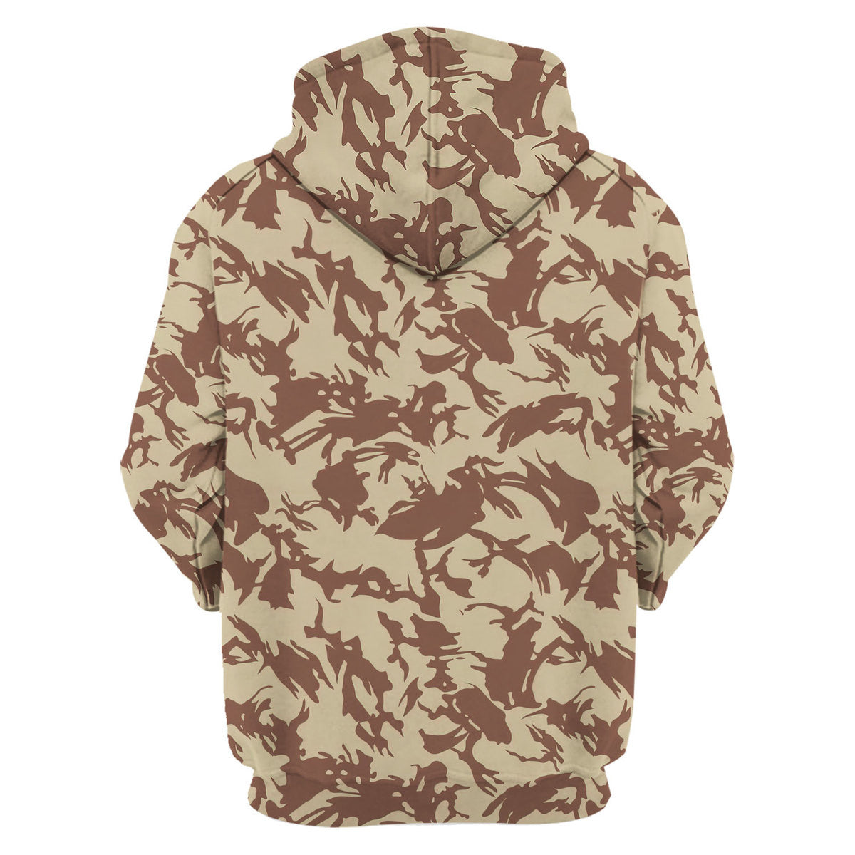 Bristish Desert (DPM) Camo Pattern Hoodie zip