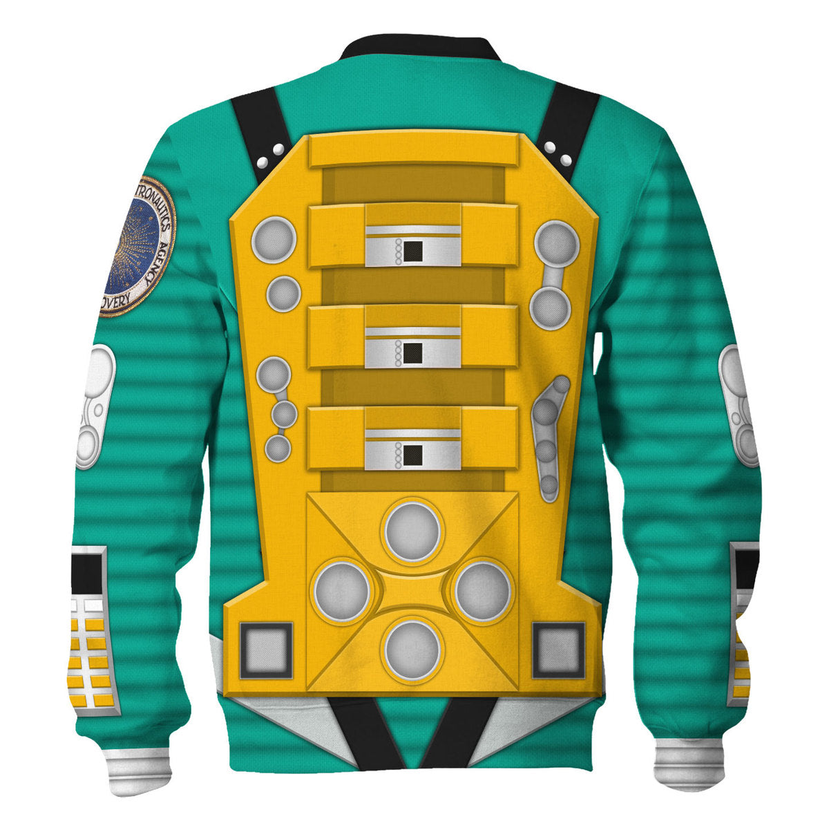 Gearhomie 2001 Space Odyssey Iconic Costume Green Sweatshirt