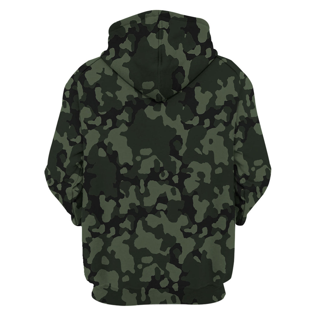 Flecktarn Darkgreen Camo Hoodie zip