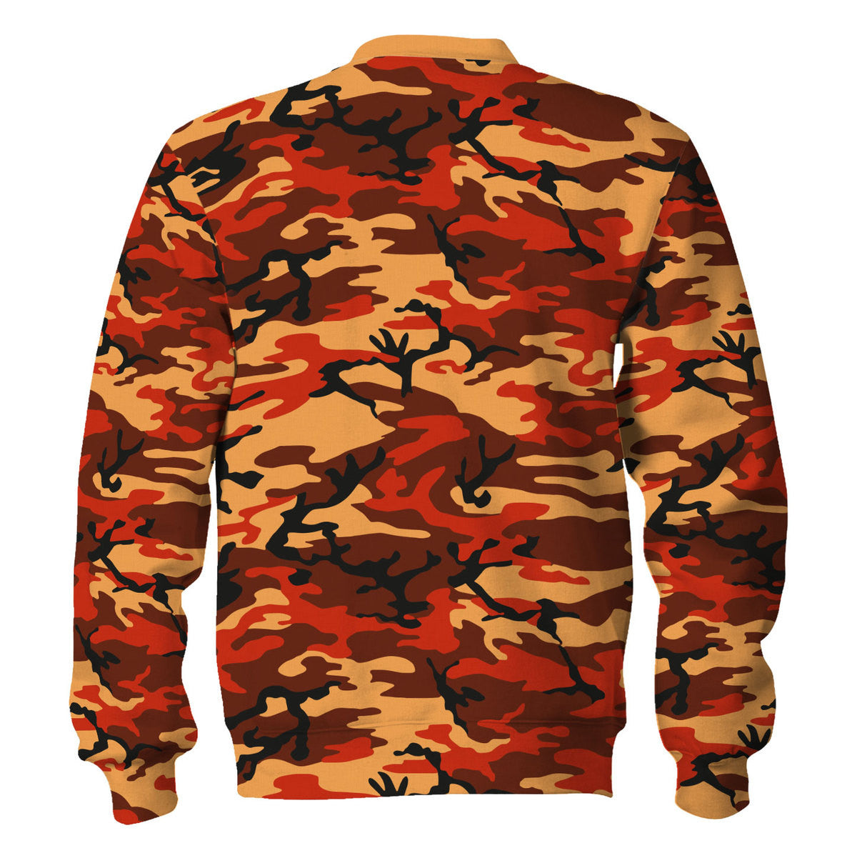 Flecktarn Red Brown German World War II Camouflage Patterns Sweatshirt