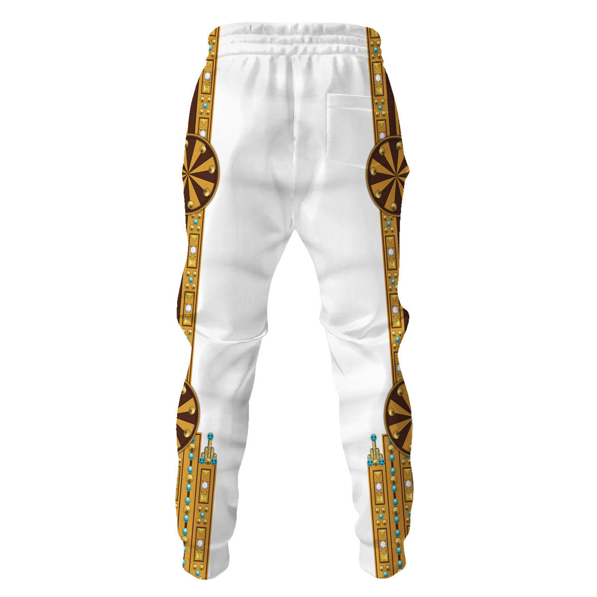 Gearhomie Sun Dial Elvis Sweat Suit Costume pants