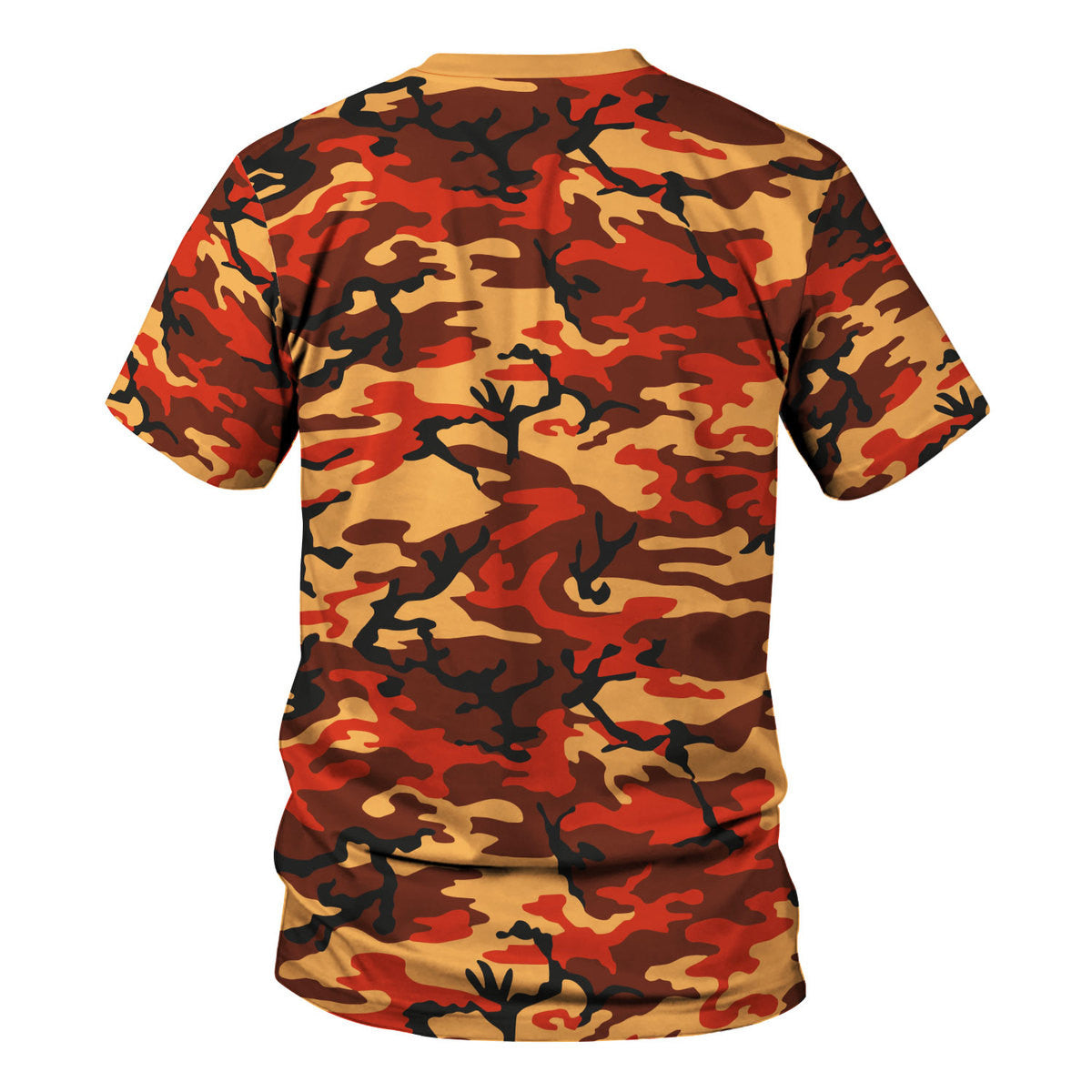 Flecktarn Red Brown German World War II Camouflage Patterns T-shirt