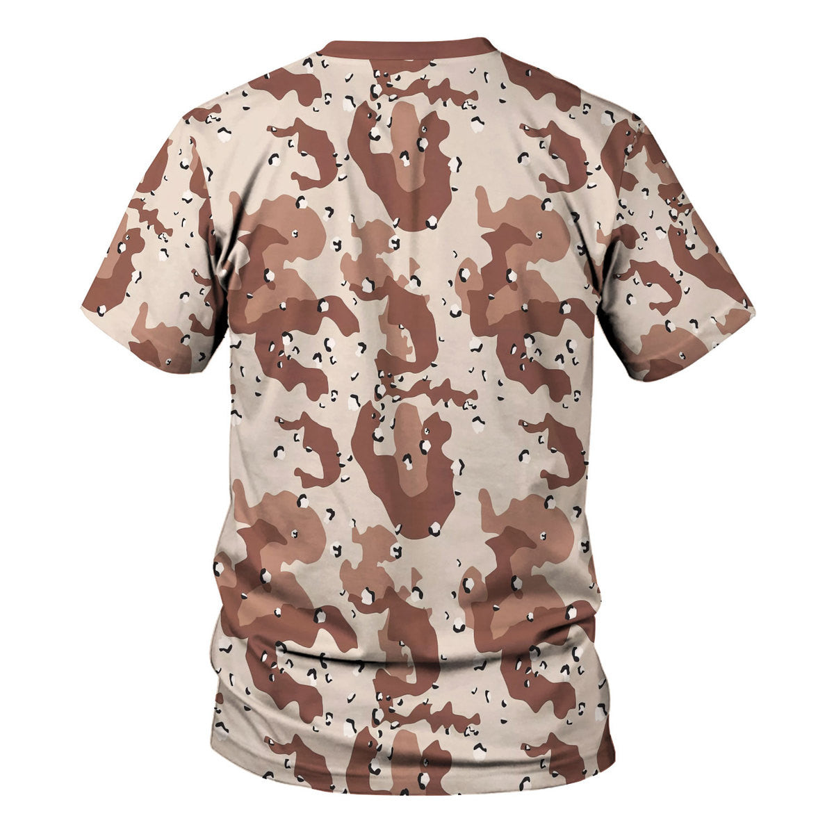 American Chocolate Chip Desert Battle Dress Uniform Camo T-shirt