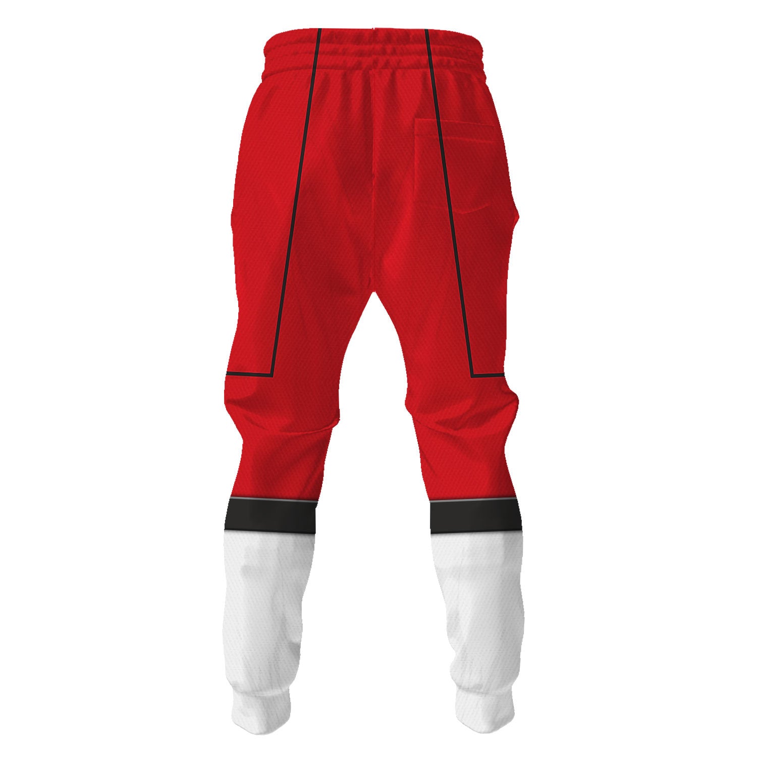 Red Power Rangers Turbo cosplay pants