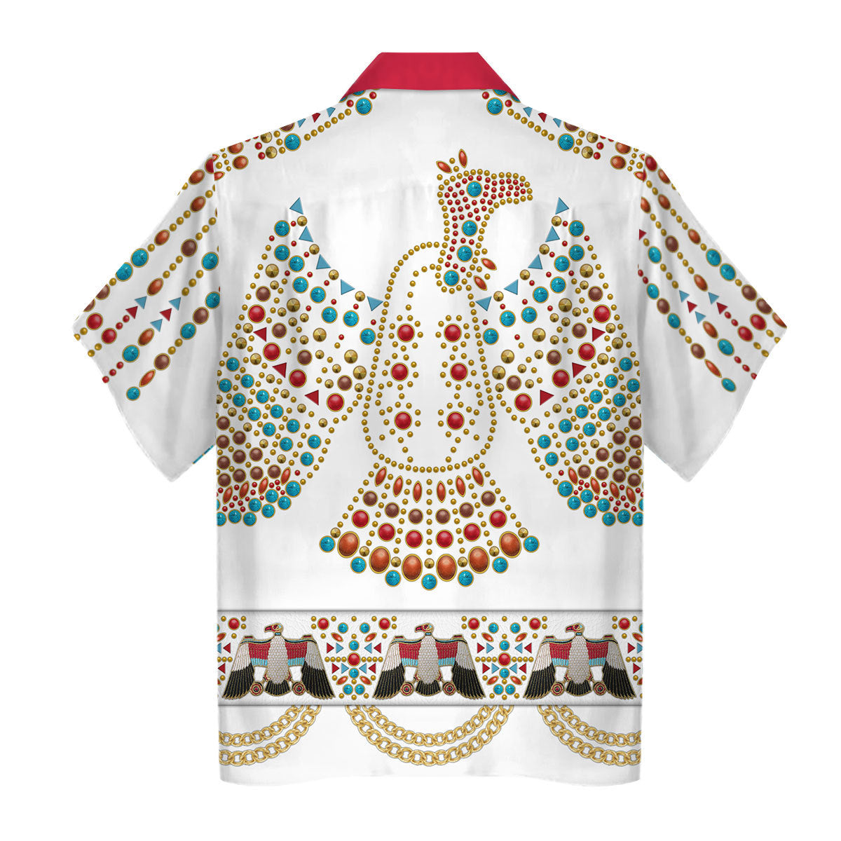 Gearhomie Elvis Thunderbird Costume hawaiian